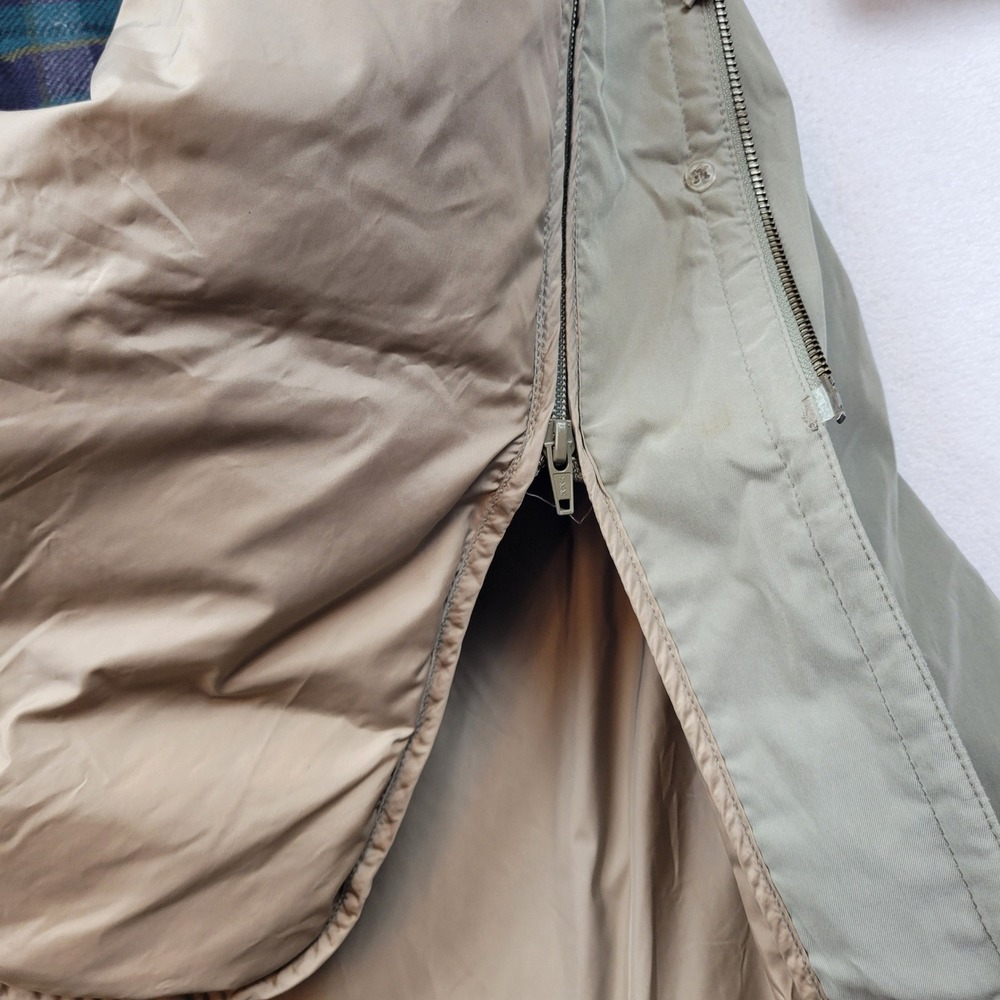 Eddie Bauer Trench‎ Coat Womens Medium Petite Parka Coat Long Puffer Down Lined - Picture 15 of 16